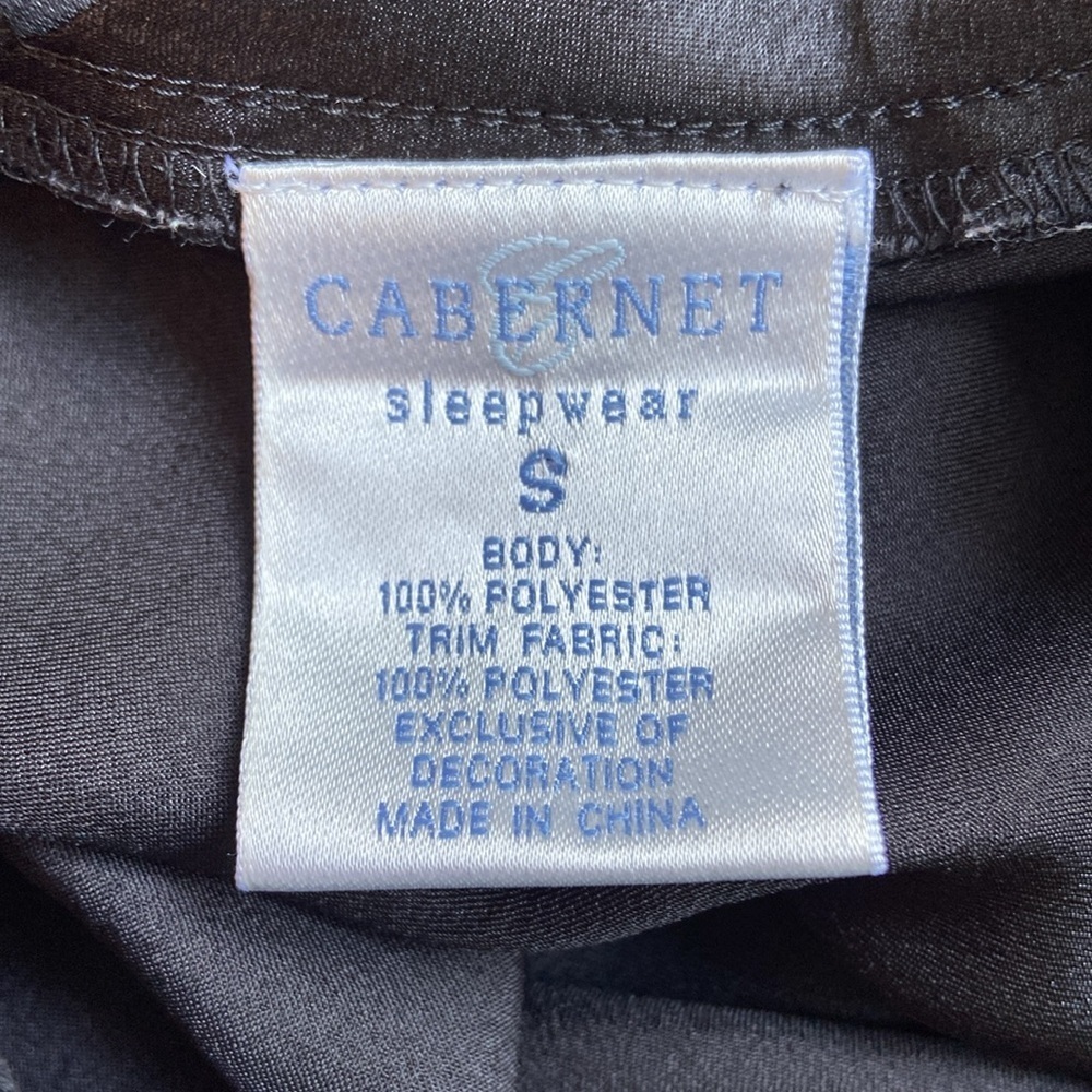 Cabernet Slip Dress Black Satin Mesh 90s 30s Style Bias Cut Pin Up Black Sz S - Picture 9 of 11